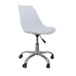 Silla De Escritorio Eames BlancaBeige