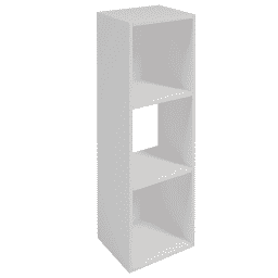 Estantera Morris 3 Nichos - Blanco