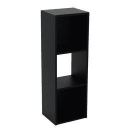 Estantera Morris 3 Nichos - Negro