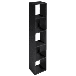 Estantera Morris 5 Nichos - Negro