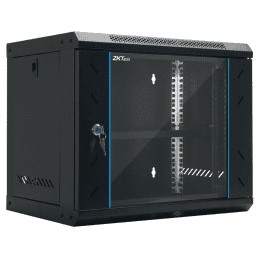 Rack 6u Zkteco Acero Wall Puerta De Vidrio 6406s