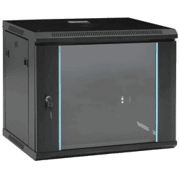 Rack 9u Zkteco Acero Wall Puerta De Vidrio