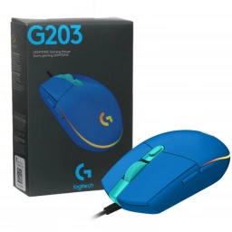 Mouse Logitech G203 Lightsync RGB azul