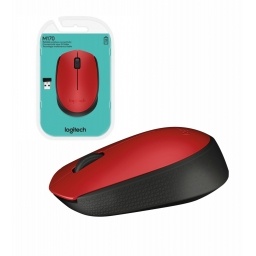 Mouse Logitech M170 inal�mbrico rojo